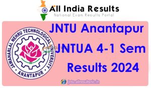 JNTUA 4-1 Sem Results 2024